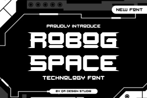 Robog Space – Digital & Tech Font