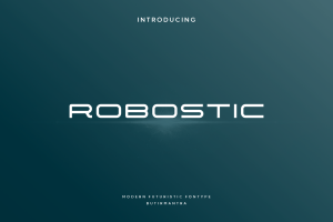 Robostic – Futuristic Font