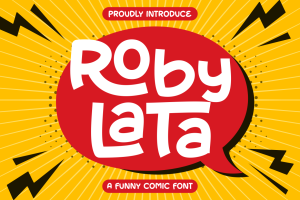Roby Lata – Comic Font