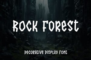 Rock Forest – Decorative Font