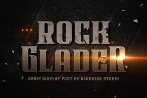 Rock Glader a Serif Display Font