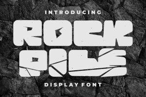 Rock Pile – Display Font
