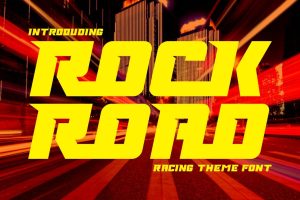 Rock Road – Racing Font