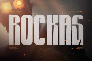 Rockas – A Modern Sport Display Font