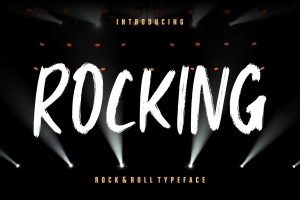Rocking Rock & Roll Advertisement Font