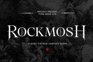 Rockmost – Classic Magic and Horror Allcaps Serif