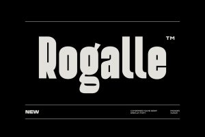 Rogalle – Condensed Sans Serif Display Font