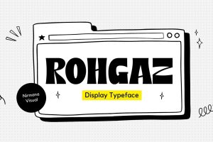 Rohgaz – Logo Bold Font