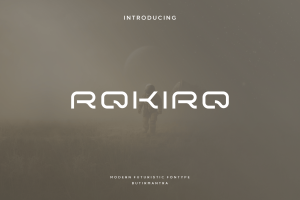 Rokiro – Futuristic Font