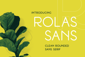Rolas Sans – Display Font