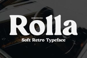 Rolla – Soft Vintage Typeface