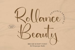 Rollance Beauty Brush Script Font