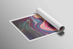 Rolled Canvas Print Mockup
