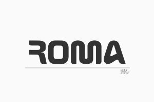 Roma – Logo Font