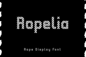 Ropelia – Display font