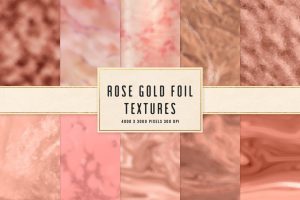 Rose Gold Foil Texture