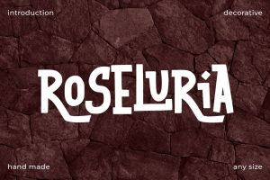 Roseluria – Decorative Font