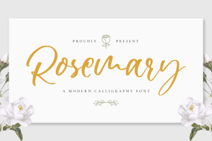 Rosemary – Wedding Font