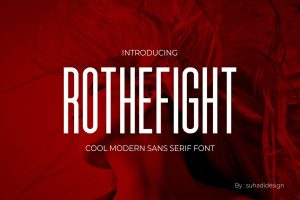 Rothefight Branding Sans Serif Font