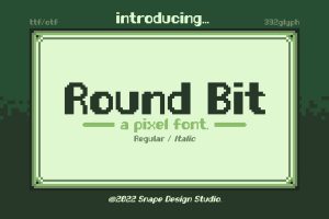 Round Bit – Pixel Font
