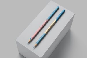 Round Pencil Mockups