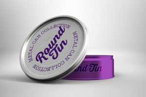 Round Tin Can Packaging Mockups  Vol.3