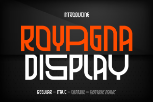 Royagna Display Font