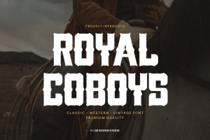 Royal Coboys – Western Font