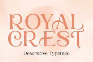 Royal Crest – Decorative Typeface