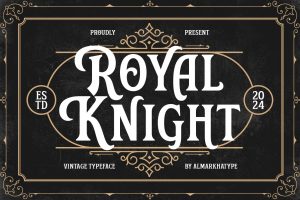 Royal Knight – Vintage Font