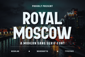 ROYAL MOSCOW FONT