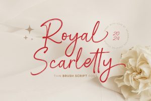 Royal Scarletty Script