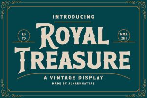 Royal Treasure – Royal Vintage Font