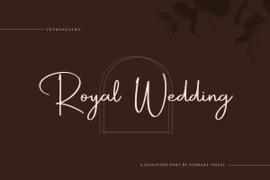 Royal Wedding – Logo Font