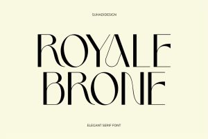 Royale Brone Elegant Stylish Serif Font