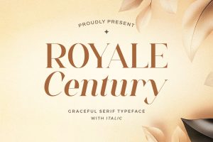Royale Century Graceful Serif Font