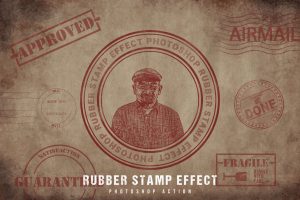 Rubber Stamp Effect