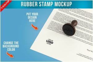 Rubber Stamp Mockup