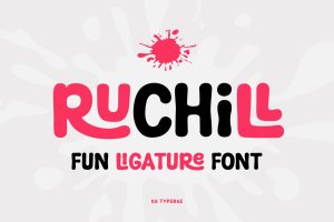 Ruchill – Fun Ligature Font
