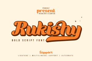 Rukishy – Script Font