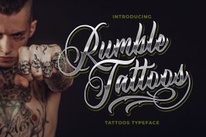 Rumble Tattoos – Tattoos Typeface