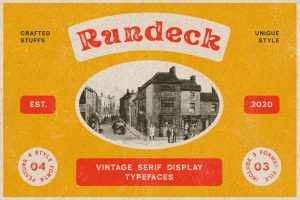 Rundeck – Vintage Texture Font