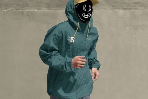 Running jacket mockup