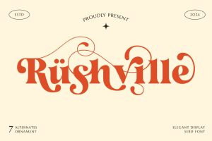 Rushville – Modern Serif Font