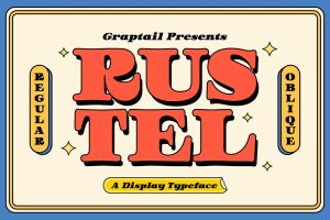 Rustel – Retro Font