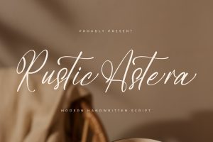 Rustic Astera Modern Handwritten Script