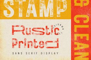 Rustic Printed – Vintage Font