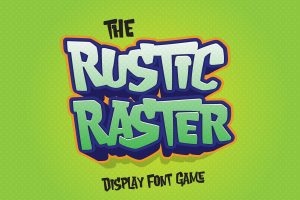 Rustic Raster – Playful Game Font