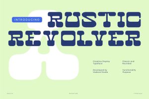 Rustic Revolver Creative Font