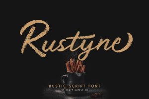 Rustyne – Rustic Script Font